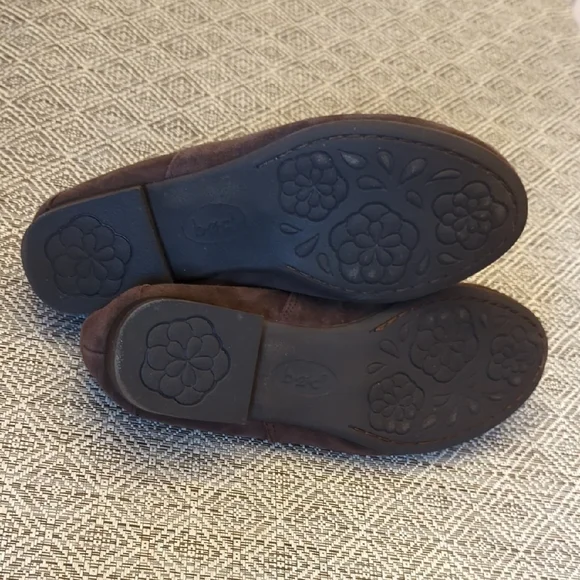 Boc BORN Concept Women's Brown Suede Slip On Mocs Loafer Shoes, Sz 7 - Picture 7 of 9